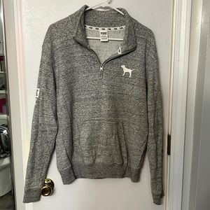 Pink quarter zip sweatshirt. Size M.